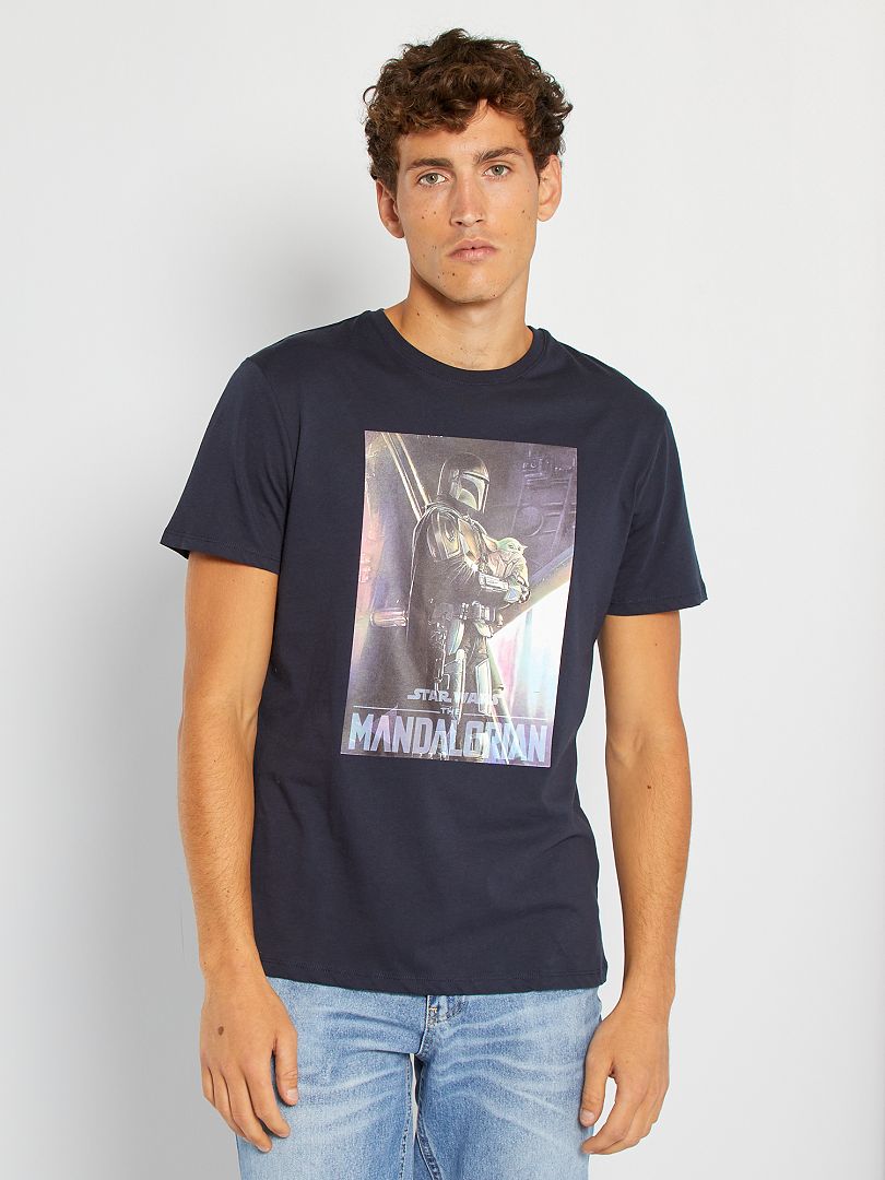 Kleding Jongenskleding Tops & T-shirts Overhemden en buttondowns Star Wars Mandalorian Jongens Shirt 