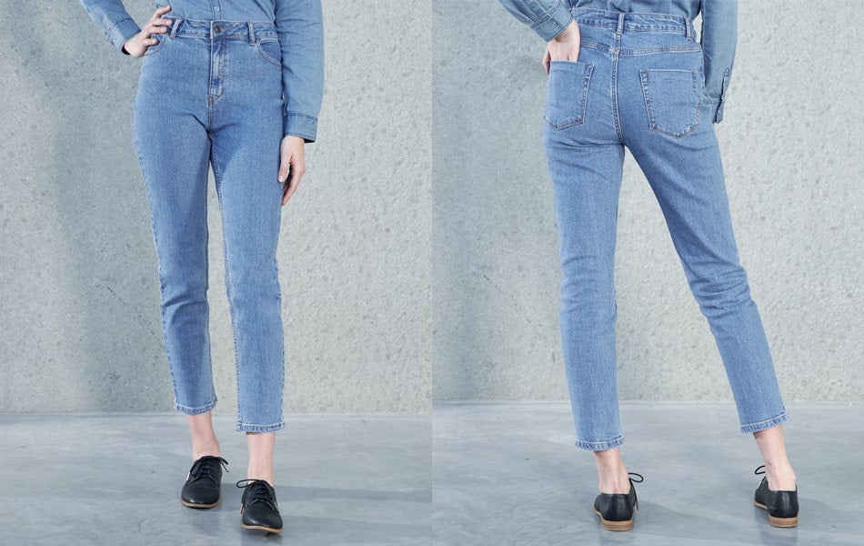 Girlfriend jeans voor dames