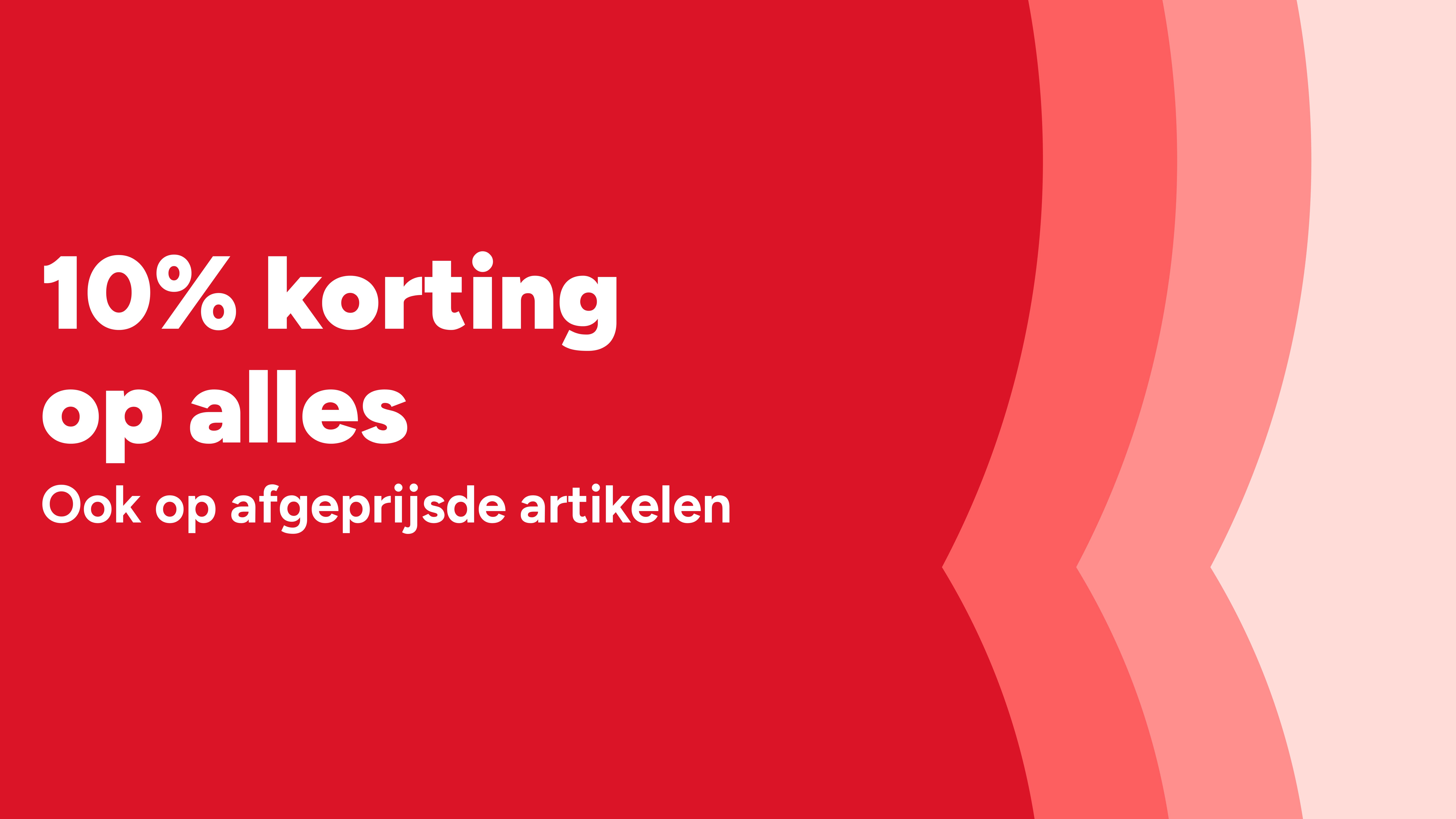 tot -70% & -10% op alles